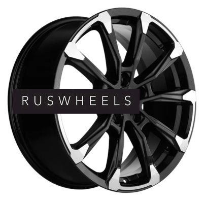 Диски Khomen Wheels 7,5x18/5x114,3 ET40 D64,1 KHW1808 (Haval F7/F7x) Black-FP