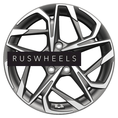 Диски Khomen Wheels 7x17/5x114,3 ET45 D60,1 KHW1716 (Changan/Geely/Lexus/Toyota) Gray-FP (конус) Диски Khomen Wheels 7x17/5x114,3 ET45 D60,1 KHW1716 (Changan/Geely/Lexus/Toyota) Gray-FP (конус)