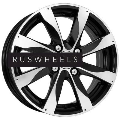 Диски K&K 6x15/4x100 ET38 D67,1 Джемини (КС617) Алмаз черный Диски K&K 6x15/4x100 ET38 D67,1 Джемини (КС617) Алмаз черный