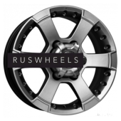 Грузовые диски K&K 7x16/6x139,7 ET22 D107,1 M56-оригинал (КС593) Дарк платинум