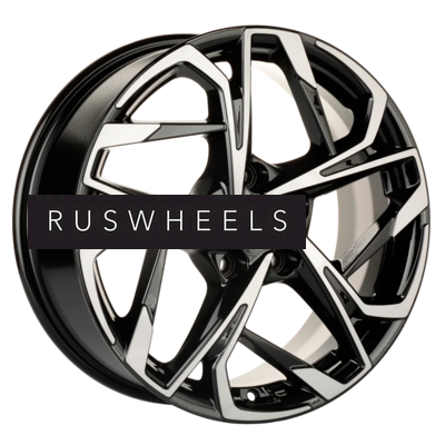 Диски Khomen Wheels 7x17/5x114,3 ET47 D66,1 KHW1716 (Juke) Black-FP