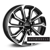 Диски Dezent R18 / 7.5J PCD 5x114.3 ЕТ 38 ЦО 71.6 KS black polished