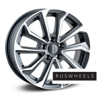 Диски Dezent R16 / 6.5J PCD 5x114.3 ЕТ 42.5 ЦО 67.1 KS dark