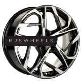 Диски Khomen Wheels 7x17/5x110 ET45 D67,1 KHW1716 (DFM580) Black-FP