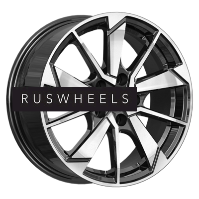 Диски iFree 6,5x16/5x112 ET46 D57,1 Зиплайн (КС1042) Блэк Джек