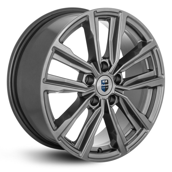 Диски КиК 7.5\R17 5*114.3 ET40 d66.1 Дарк платинум Диски КиК 7.5\R17 5*114.3 ET40 d66.1 Дарк платинум