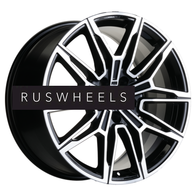 Диски Khomen Wheels 8,5x19/5x114,3 ET30 D60,1 KHW1904 (RX/NX) Black-FP