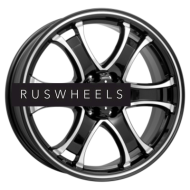 Диски КИК 7,5x18/6x139,7 ET30 D106,1 Балеар (КС727) Алмаз черный Диски КИК 7,5x18/6x139,7 ET30 D106,1 Балеар (КС727) Алмаз черный