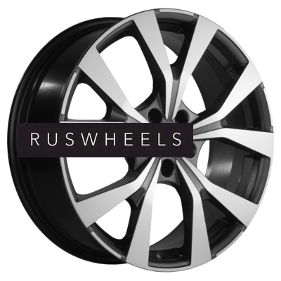 Диски Khomen Wheels 7x19/5x114,3 ET45 D60,1 KHW1906 (Changan CS85 Coupe) Gray-FP Диски Khomen Wheels 7x19/5x114,3 ET45 D60,1 KHW1906 (Changan CS85 Coupe) Gray-FP