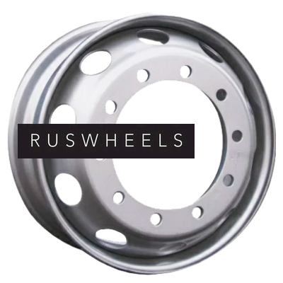 Грузовые диски Better 9x22,5/10x335 ET175 D281 Sil (BT22914) (14 мм) Китай, Европеец 4 000 кг с вент.