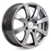 Диски КиК 6,0\R15 4*100 ET48 d60.1 Дарк платинум Диски КиК 6,0\R15 4*100 ET48 d60.1 Дарк платинум