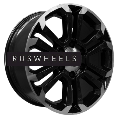 Диски Khomen Wheels 7,5x18/6x139,7 ET46 D67,1 KHW1817 (Pajero) Black-FP Диски Khomen Wheels 7,5x18/6x139,7 ET46 D67,1 KHW1817 (Pajero) Black-FP