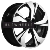 Диски Khomen Wheels 7x17/5x114,3 ET48 D67,1 KHW1724 (JAC J7) Black-FP Диски Khomen Wheels 7x17/5x114,3 ET48 D67,1 KHW1724 (JAC J7) Black-FP