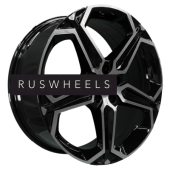 Диски Khomen Wheels 7,5x19/5x108 ET33 D60,1 KHW1909 (Chery Tiggo 7 (Pro/Pro Max)) Black-FP Диски Khomen Wheels 7,5x19/5x108 ET33 D60,1 KHW1909 (Chery Tiggo 7 (Pro/Pro Max)) Black-FP