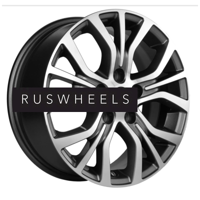 Диски Khomen Wheels 6,5x16/5x114,3 ET38 D60,1 KHW1608 (Alphard) Gray-FP Диски Khomen Wheels 6,5x16/5x114,3 ET38 D60,1 KHW1608 (Alphard) Gray-FP