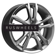 Диски КИК 6x16/5x114,3 ET43 D67,1 Samara-оригинал (КС866) Дарк платинум