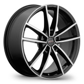 Диски Xtrike 7.5\R19 5*114.3 ET37 d66.6 BK/FP Диски Xtrike 7.5\R19 5*114.3 ET37 d66.6 BK/FP