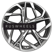 Диски Khomen Wheels 7x17/5x114,3 ET45 D60,1 KHW1716 (Changan/Geely/Lexus/Toyota) Gray-FP (пш)