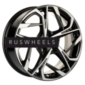 Диски Khomen Wheels 7x17/5x114,3 ET45 D60,1 KHW1716 (Changan/Geely/Lexus/Toyota) Black-FP