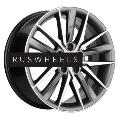 Диски Khomen Wheels 8x18/5x108 ET46 D63,4 KHW1807 (Tugella/Jaguar XF/F-Pace) Gray-FP