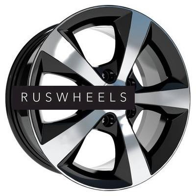 Диски СКАД 7x16/5x112 ET45 D57,1 Кельн (КЛ258) Алмаз (АРС 014 black)