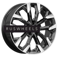 Диски КИК 6,5x17/5x112 ET43 D66,6 Морейн (КС1046) Алмаз черный Диски КИК 6,5x17/5x112 ET43 D66,6 Морейн (КС1046) Алмаз черный