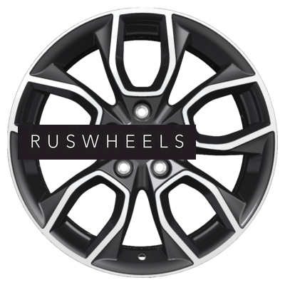 Диски Khomen Wheels 7x17/5x114,3 ET48 D56,1 KHW1713 (Forester) Black-FP Диски Khomen Wheels 7x17/5x114,3 ET48 D56,1 KHW1713 (Forester) Black-FP