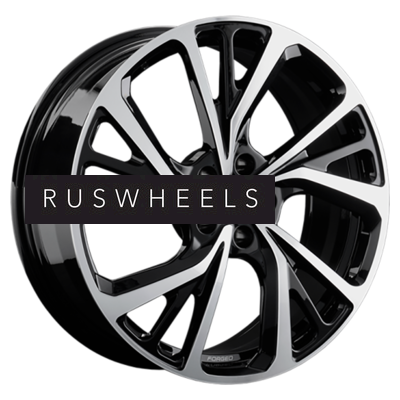 Диски LS Forged 7,5x19/5x114,3 ET35 D60,1 LS FG22 BKF (конус, C570)