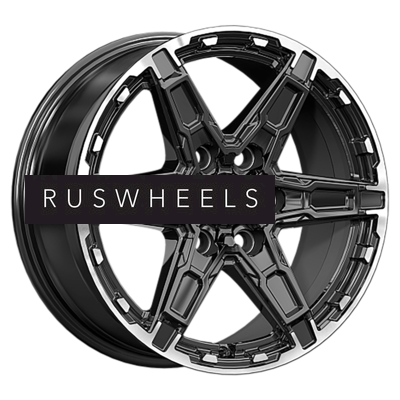 Диски КИК 8x18/6x114,3 ET42 D66,1 Дистрикт (КС1159) черный бриллиант Диски КИК 8x18/6x114,3 ET42 D66,1 Дистрикт (КС1159) черный бриллиант
