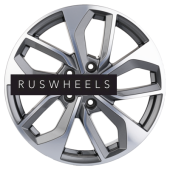 Диски Khomen Wheels 7x17/5x112 ET46 D66,6 KHW1703 (A4) Gray-FP