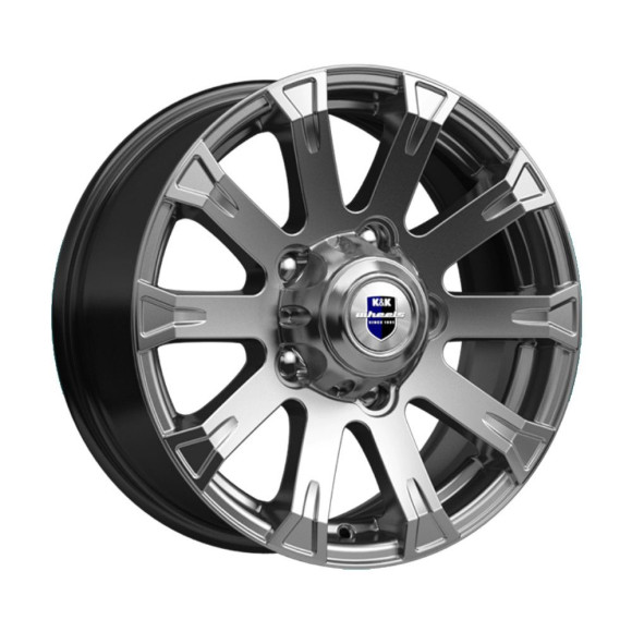 Диски КиК 7,0\R16 5*139.7 ET35 d98.5 Дарк платинум