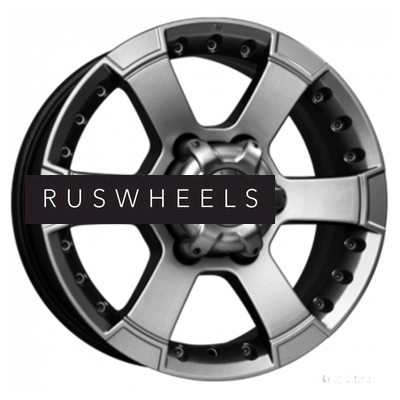 Диски КИК 7x16/6x139,7 ET38 D108,1 M56 (КС593) Дарк платинум