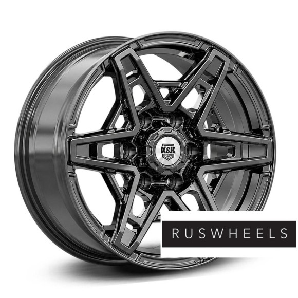 Диски КиК R17 / 8J PCD 6x139.7 ЕТ 36 ЦО 100.1 Блэкберн