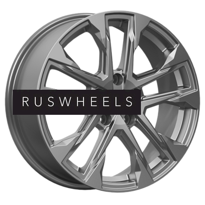 Диски СКАД 7x17/5x100 ET38 D57,1 Атакор (КЛ376) Графит