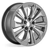 Диски КиК 7,0\R17 5*114.3 ET35 d67.1 Дарк платинум брайт