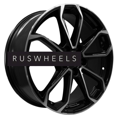 Диски Khomen Wheels 7x18/5x112 ET43 D57,1 KHW1816 (Kodiaq/Tiguan/Audi Q3) Black-FP Диски Khomen Wheels 7x18/5x112 ET43 D57,1 KHW1816 (Kodiaq/Tiguan/Audi Q3) Black-FP