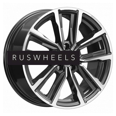 Диски КИК 7,5x17/5x114,3 ET40 D66,1 Лацио (КС964) Алмаз черный