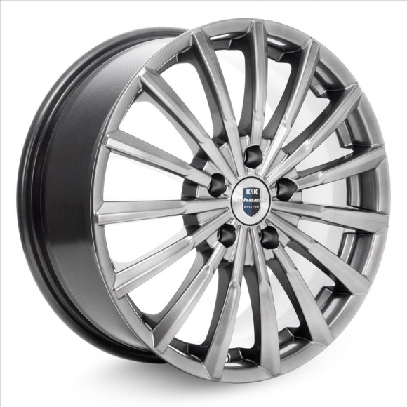 Диски КиК  Акцент-оригинал (КС562)  7,0\R17 5*112 ET48,5  d66,6  Дарк платинум  [r73464]  <С>