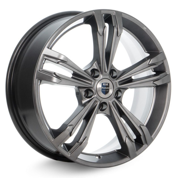 Диски КиК 7,0\R18 5*112 ET43 d57.1 Дарк платинум Диски КиК 7,0\R18 5*112 ET43 d57.1 Дарк платинум