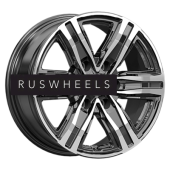 Диски КИК 7,5x17/6x139,7 ET38 D67,1 R8 (КС1174) Алмаз черный Диски КИК 7,5x17/6x139,7 ET38 D67,1 R8 (КС1174) Алмаз черный