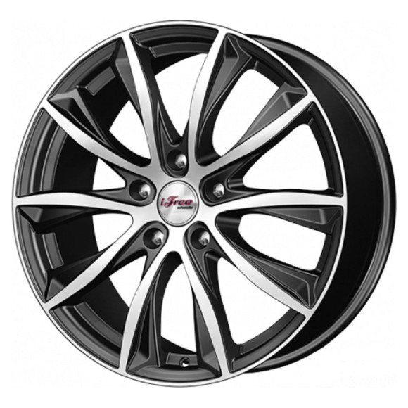Диски iFree 7.5\R18 5*114.3 ET37 d66.6 Блэк Джек