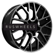 Диски Khomen Wheels 7x18/5x114,3 ET48,5 D67,1 KHW1818 (Sportage) Black-FP Диски Khomen Wheels 7x18/5x114,3 ET48,5 D67,1 KHW1818 (Sportage) Black-FP