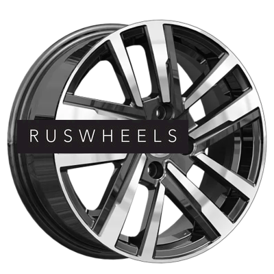 Диски КИК 6x15/4x100 ET45 D67,1 Хант (КС1034) Алмаз черный