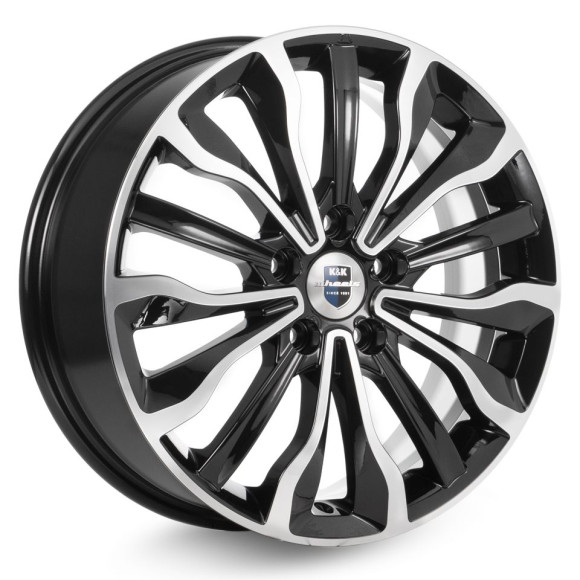 Диски КиК 6.5\R17 5*114.3 ET50 d67.1 Алмаз черный Диски КиК 6.5\R17 5*114.3 ET50 d67.1 Алмаз черный