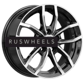 Диски КИК 6,5x15/5x112 ET50 D57,1 Фрост (КС1048) Алмаз черный