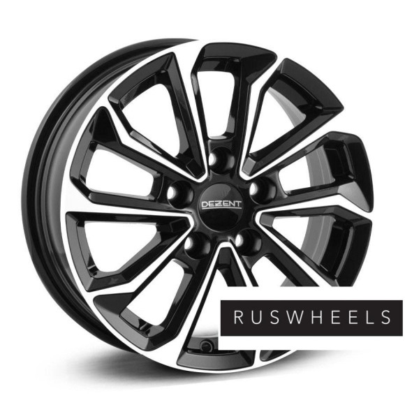 Диски Dezent R17 / 7J PCD 5x108 ЕТ 48 ЦО 70.1 KS black polished