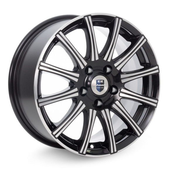 Диски КиК  Сиеста (КС475)  5,5\R14 4*100 ET43  d60,1  Алмаз черный  [12893]