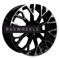 Диски Khomen Wheels 7x17/5x110 ET45 D67,1 KHW1718 (Dongfeng 580) Black-FP Диски Khomen Wheels 7x17/5x110 ET45 D67,1 KHW1718 (Dongfeng 580) Black-FP