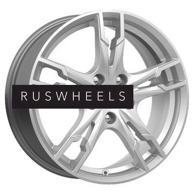 Диски КИК 7x17/4x100 ET45 D54,1 Солар (КС875) Сильвер SK Диски КИК 7x17/4x100 ET45 D54,1 Солар (КС875) Сильвер SK