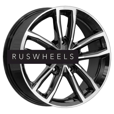 Диски КИК 6,5x17/5x114,3 ET45 D66,1 Каланг (КС1086) Алмаз черный